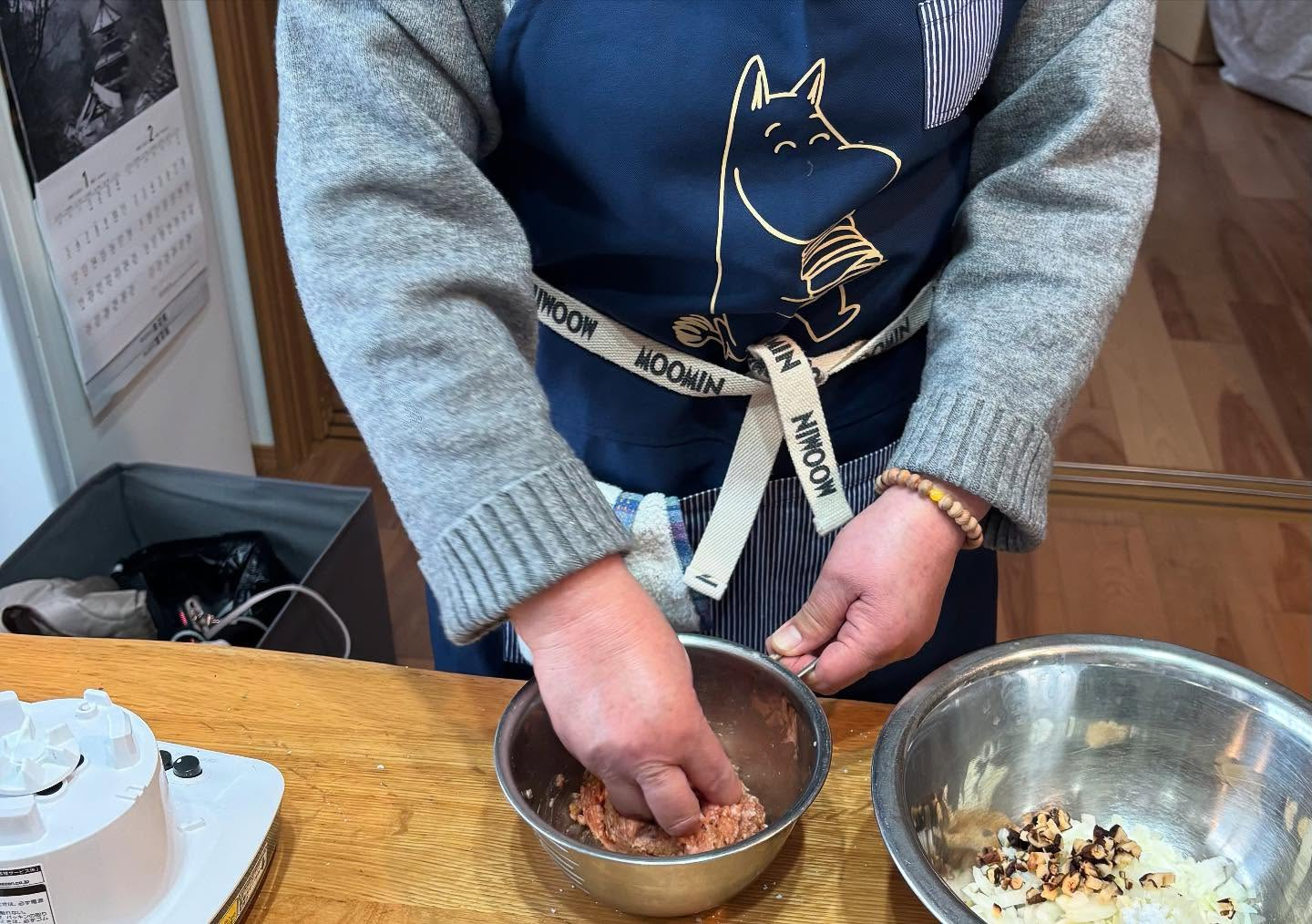 今日は、今年最初の肉まん教室でした。